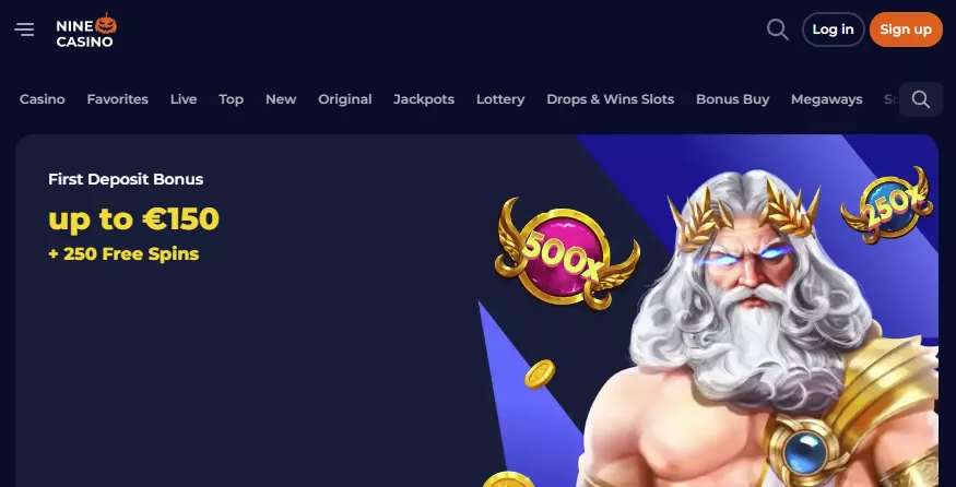 nine casino free spins 39