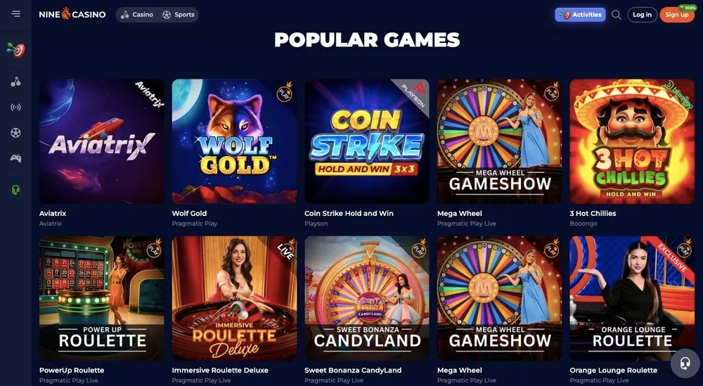 nine casino games 39