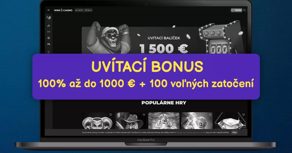 nine casino bonus bez vkladu